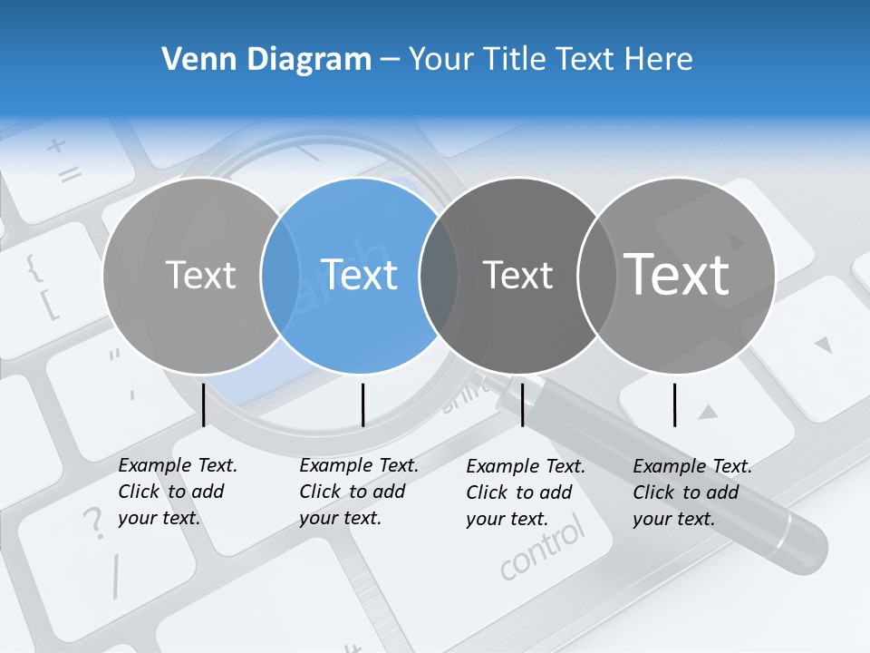 Keyboard Connection Progress PowerPoint Template
