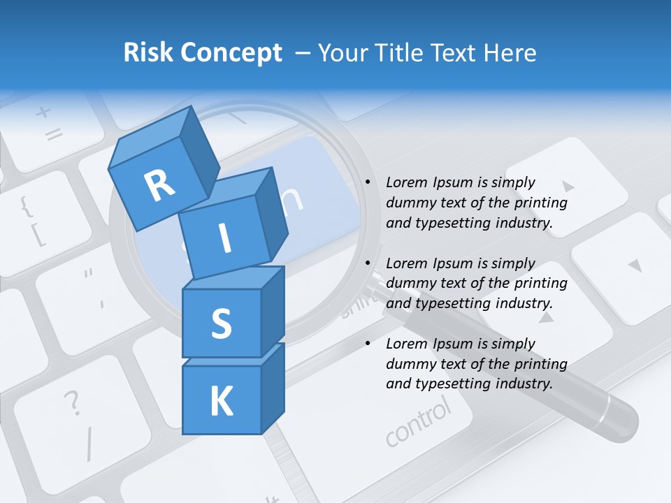 Keyboard Connection Progress PowerPoint Template