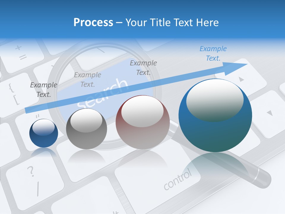Keyboard Connection Progress PowerPoint Template
