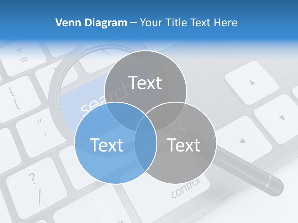 Keyboard Connection Progress PowerPoint Template