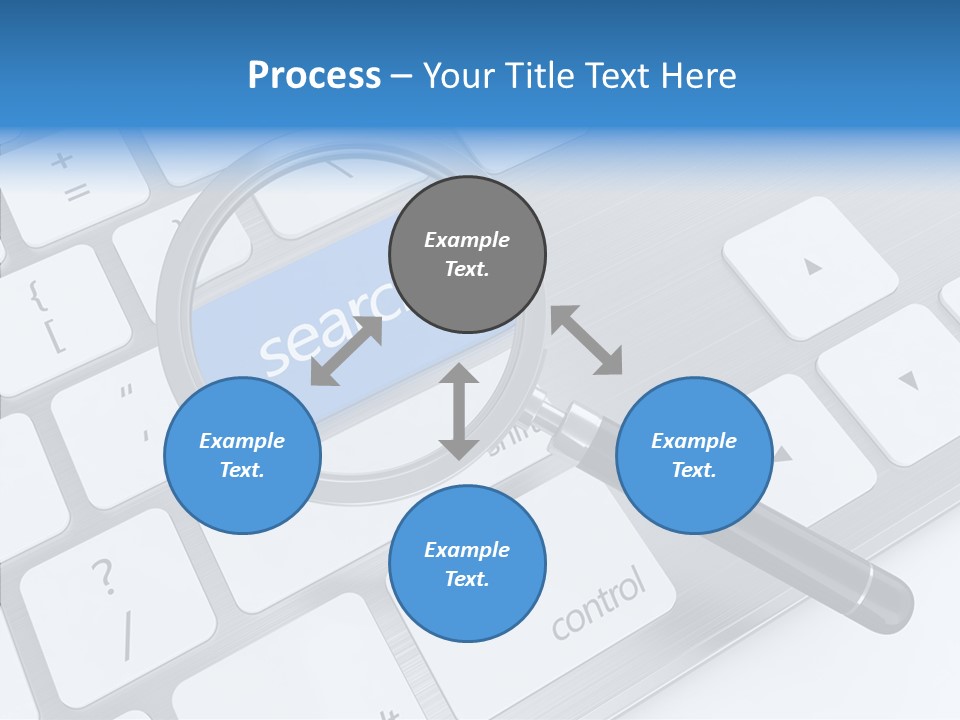 Keyboard Connection Progress PowerPoint Template