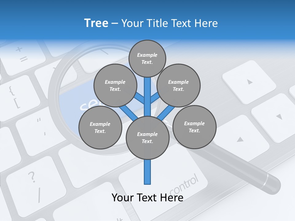 Keyboard Connection Progress PowerPoint Template