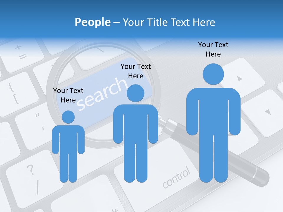Keyboard Connection Progress PowerPoint Template