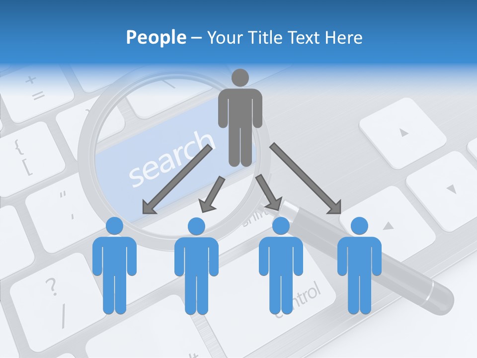 Keyboard Connection Progress PowerPoint Template