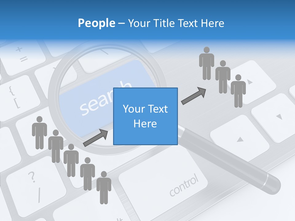 Keyboard Connection Progress PowerPoint Template
