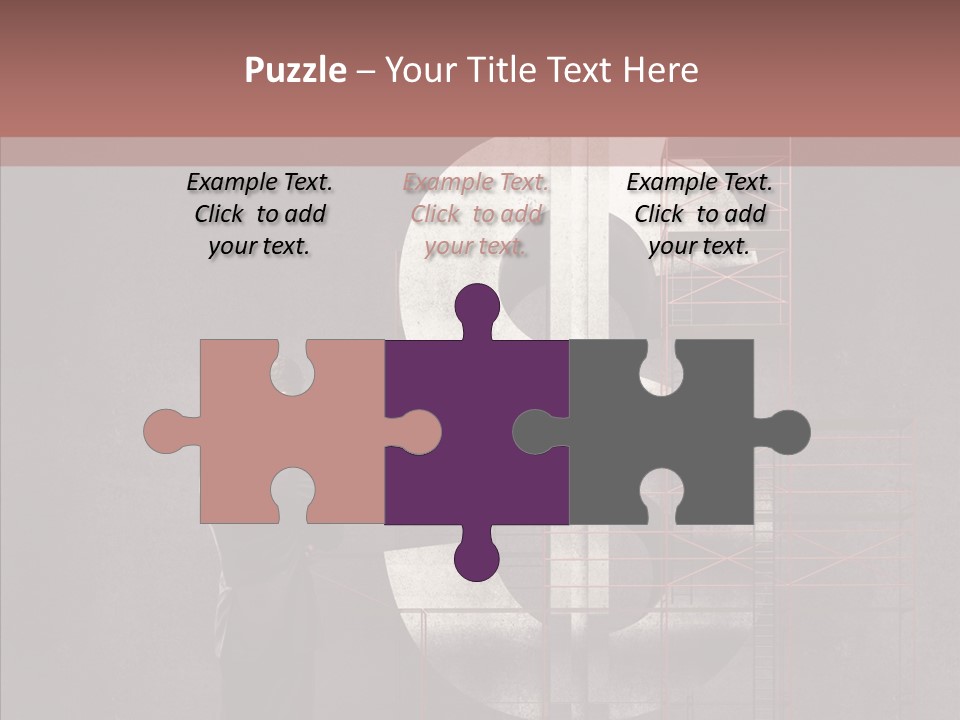 Tracing Thinking Sign PowerPoint Template