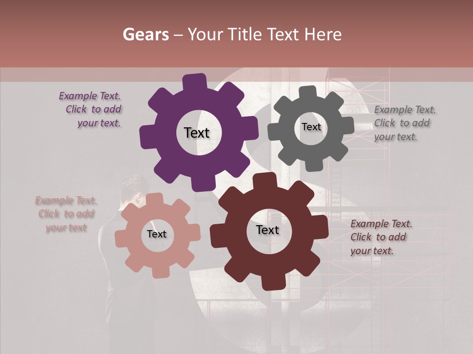 Tracing Thinking Sign PowerPoint Template