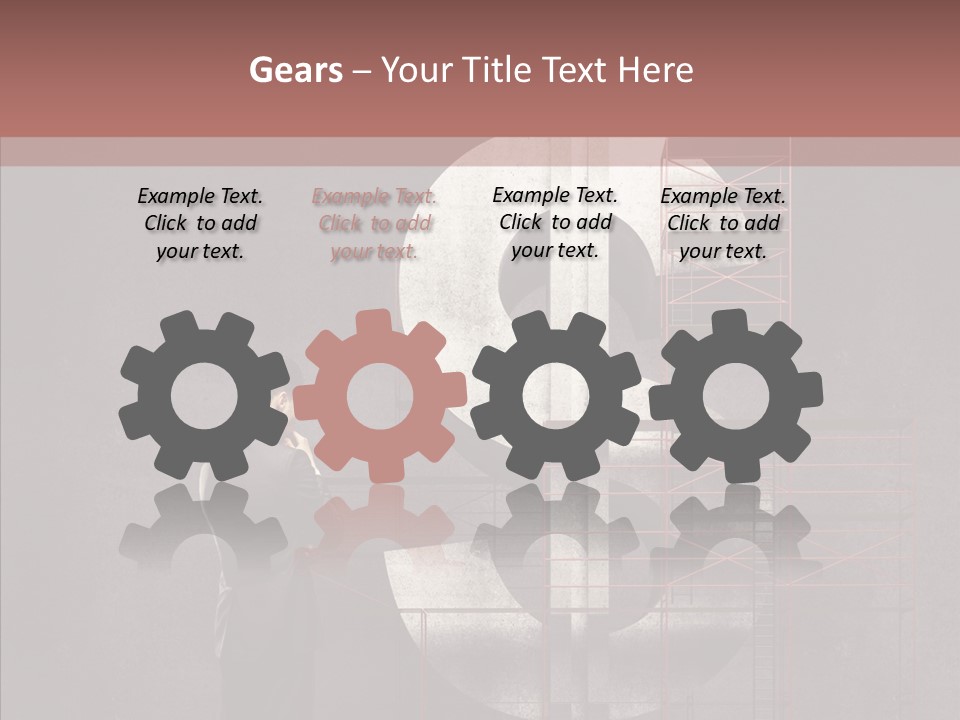 Tracing Thinking Sign PowerPoint Template