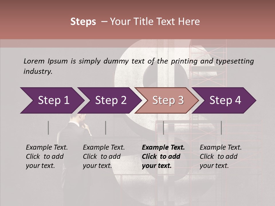 Tracing Thinking Sign PowerPoint Template