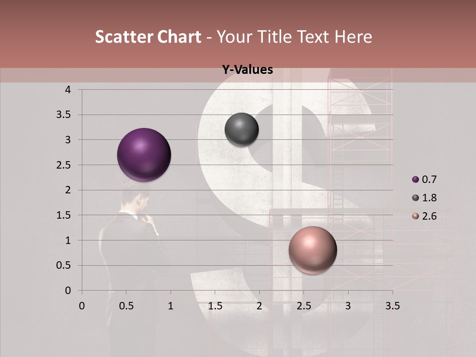 Tracing Thinking Sign PowerPoint Template