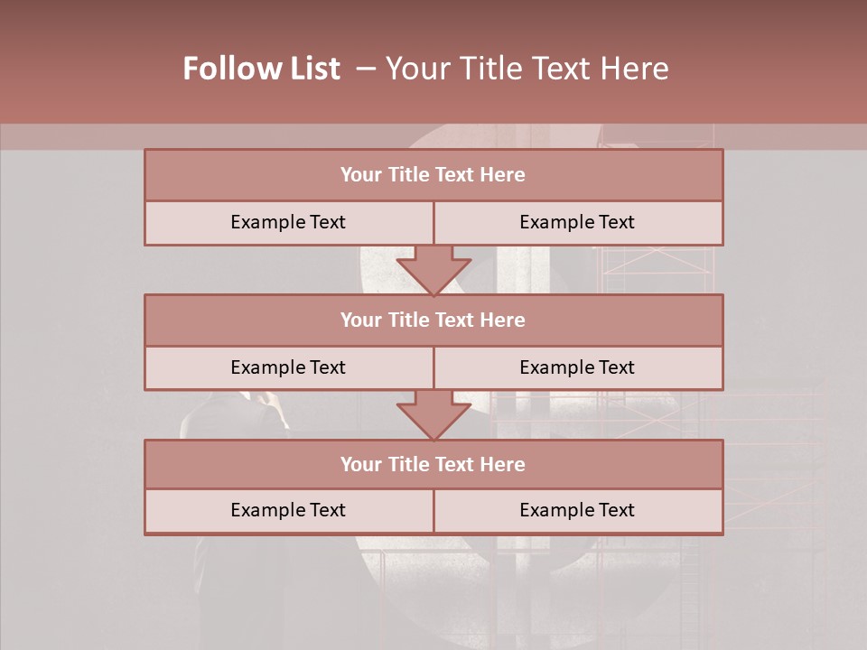 Tracing Thinking Sign PowerPoint Template