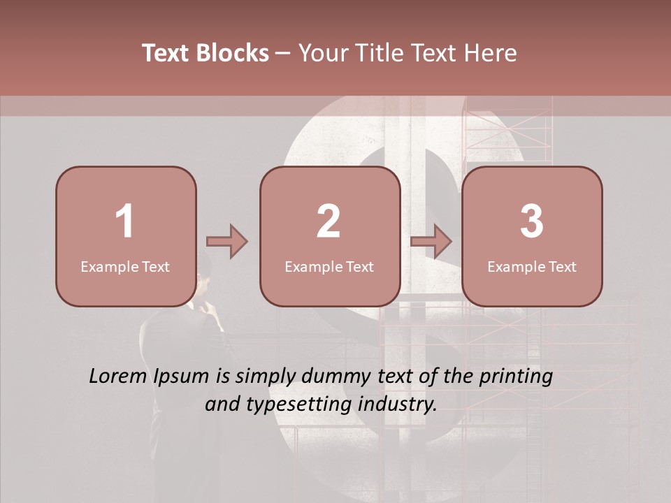 Tracing Thinking Sign PowerPoint Template