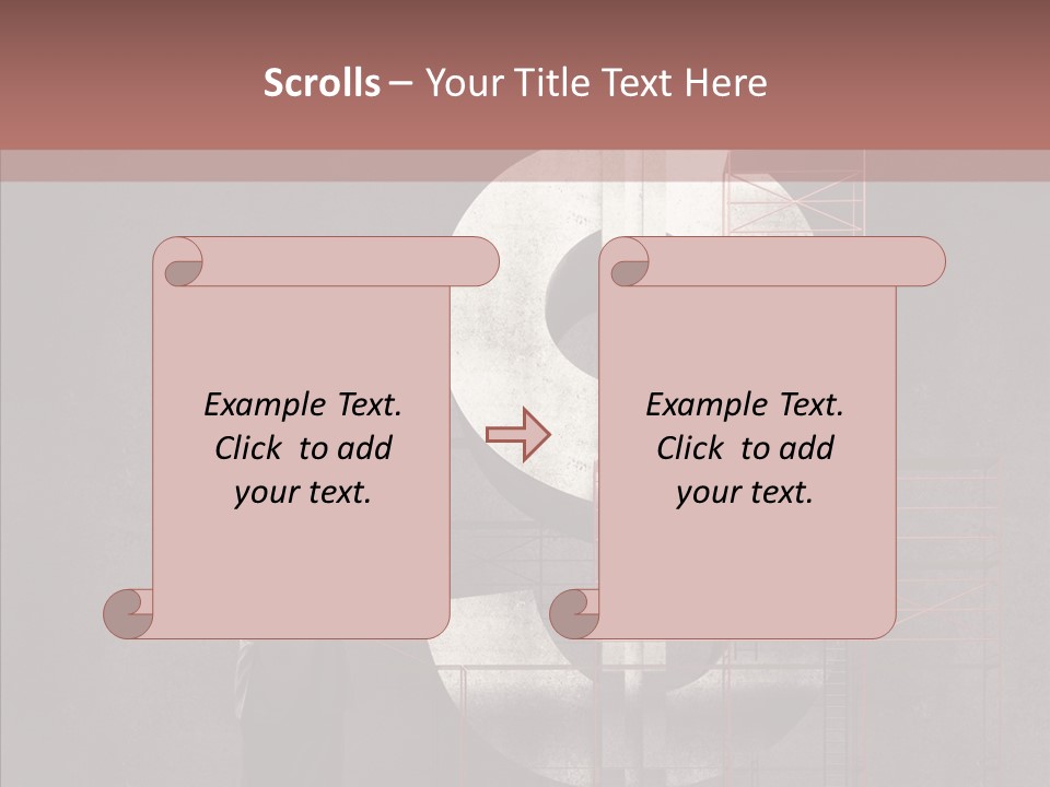 Tracing Thinking Sign PowerPoint Template