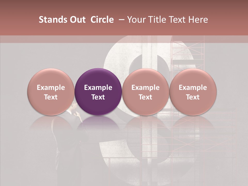 Tracing Thinking Sign PowerPoint Template