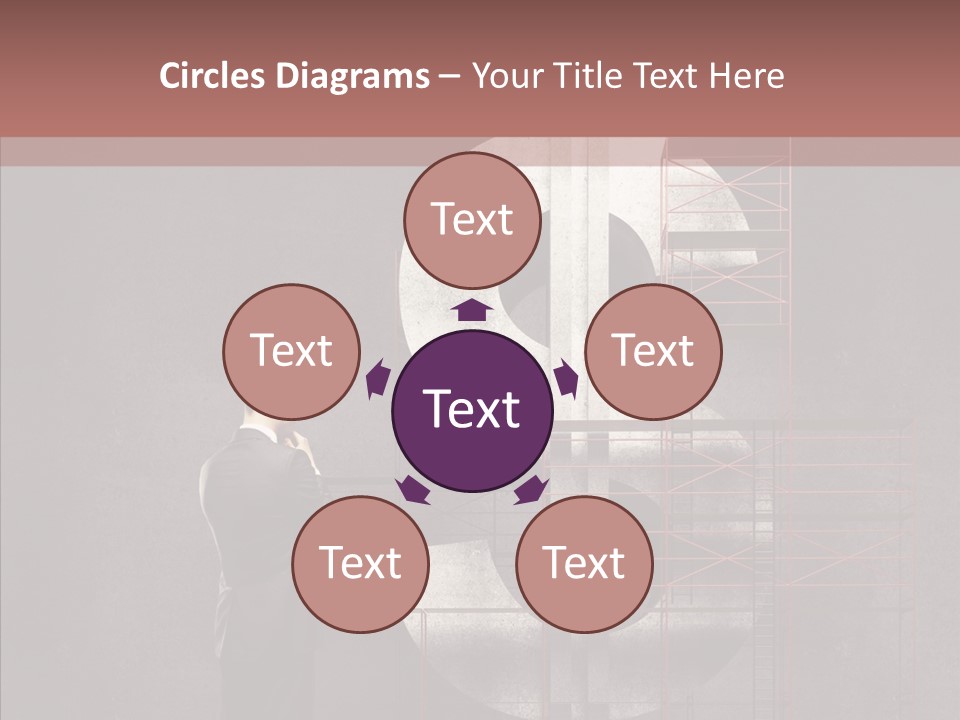 Tracing Thinking Sign PowerPoint Template