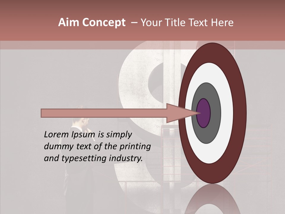 Tracing Thinking Sign PowerPoint Template