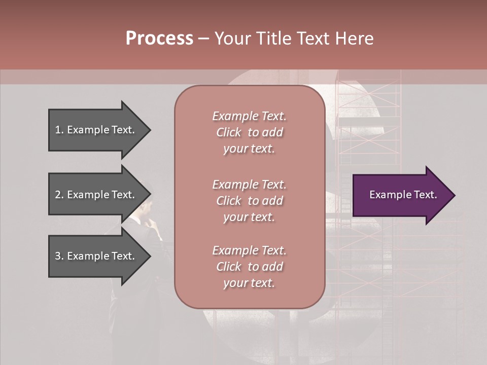 Tracing Thinking Sign PowerPoint Template