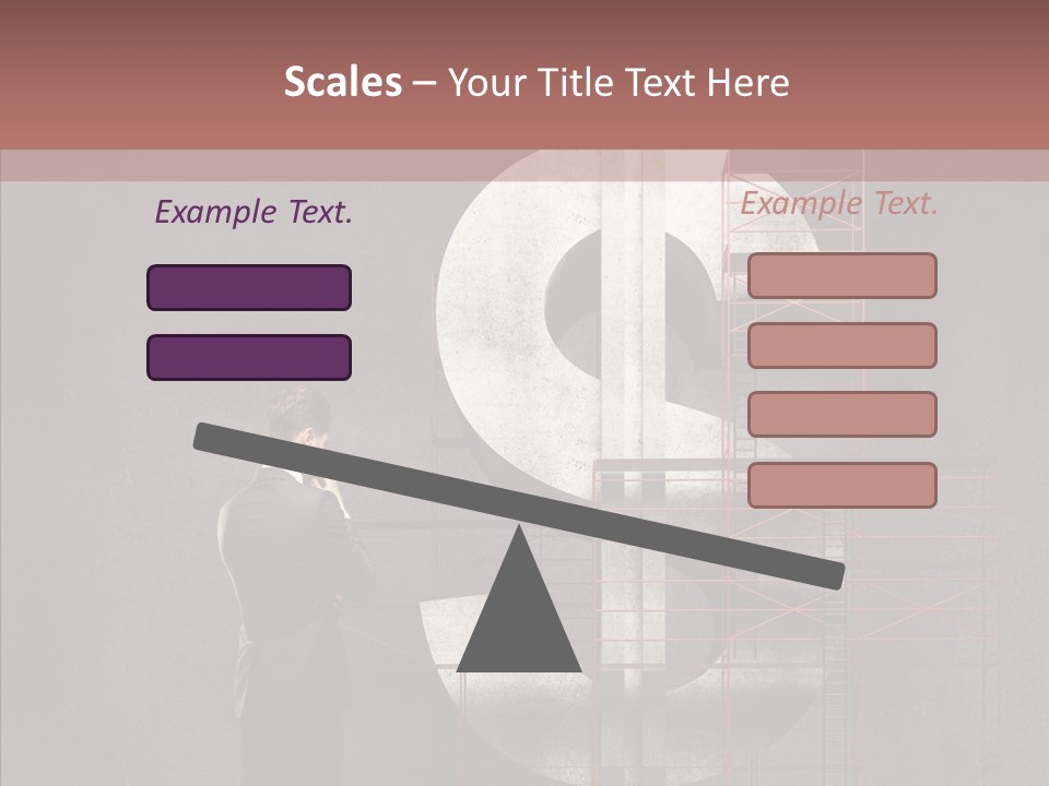 Tracing Thinking Sign PowerPoint Template