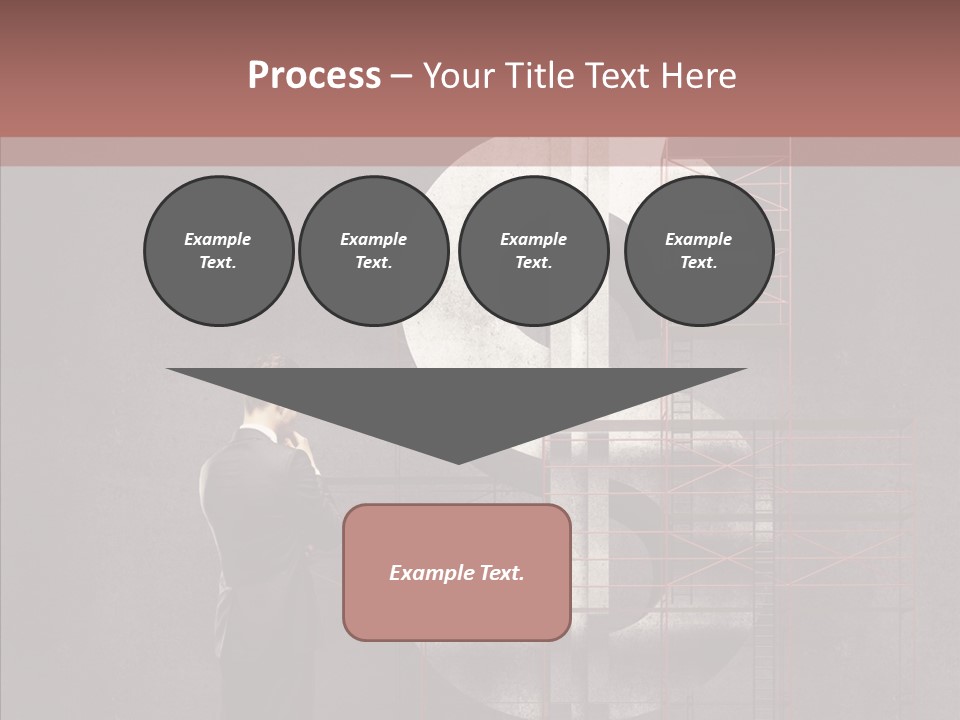 Tracing Thinking Sign PowerPoint Template
