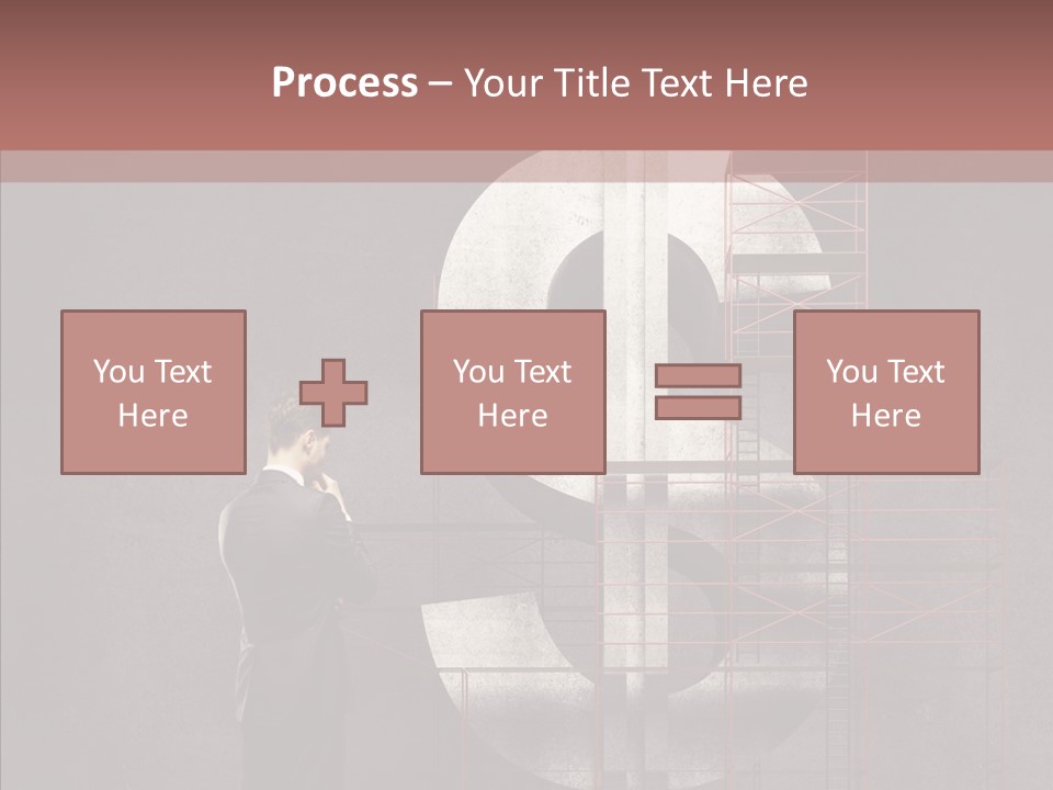 Tracing Thinking Sign PowerPoint Template