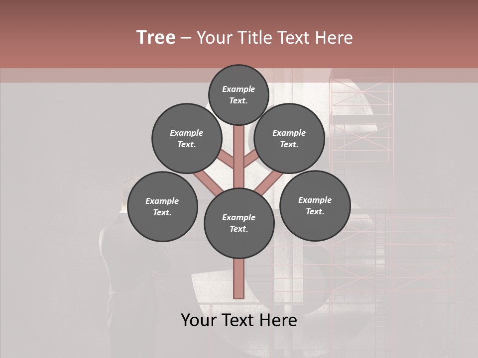 Tracing Thinking Sign PowerPoint Template