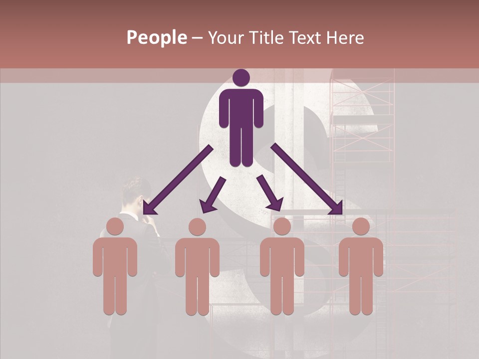 Tracing Thinking Sign PowerPoint Template