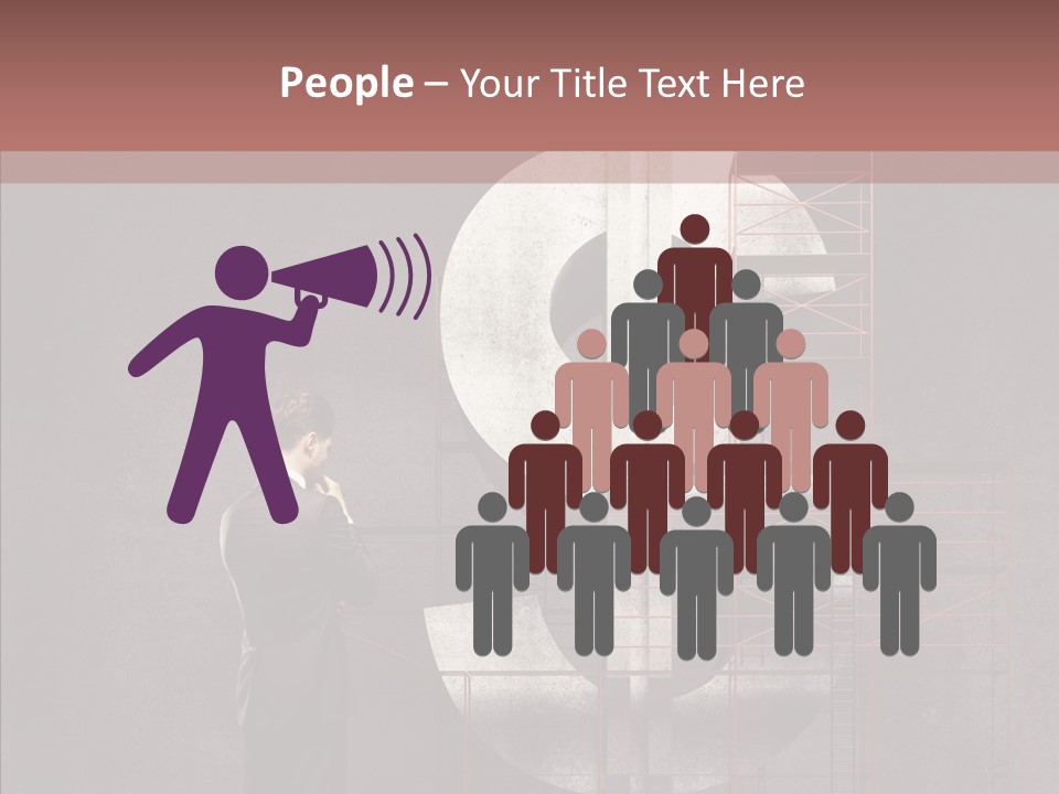 Tracing Thinking Sign PowerPoint Template