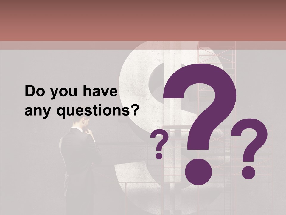 Tracing Thinking Sign PowerPoint Template