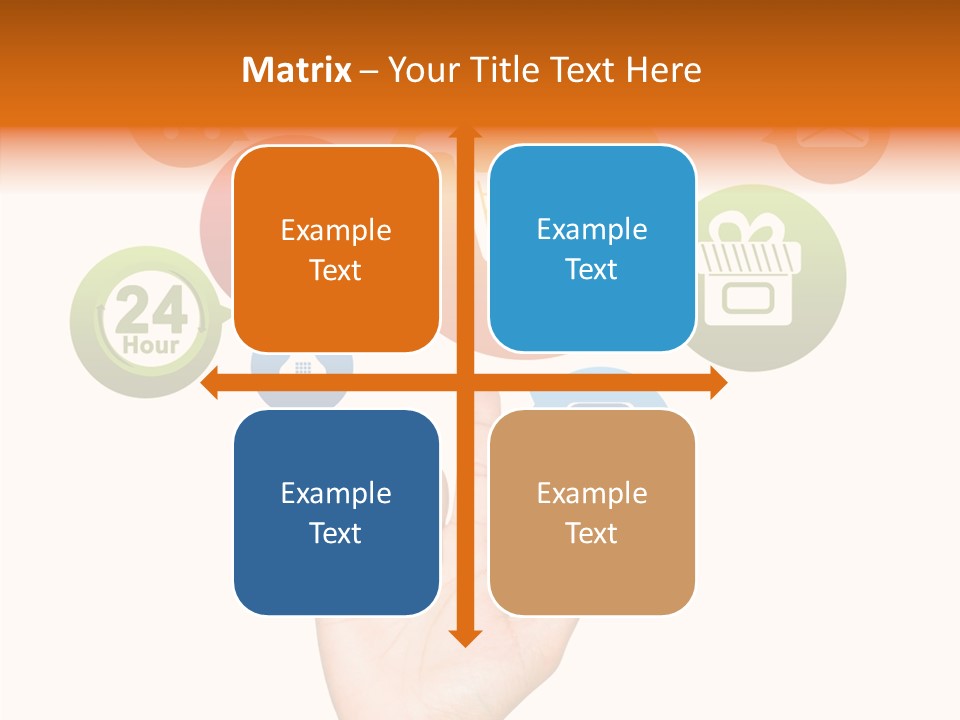 Phone Businessman Com PowerPoint Template