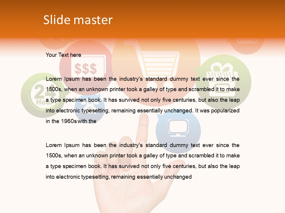 Phone Businessman Com PowerPoint Template