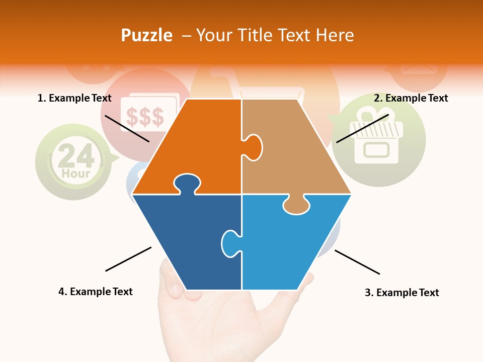 Phone Businessman Com PowerPoint Template