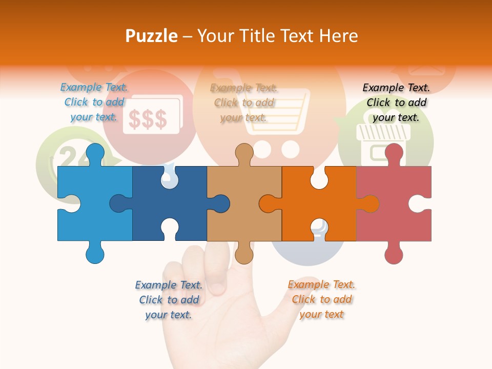 Phone Businessman Com PowerPoint Template