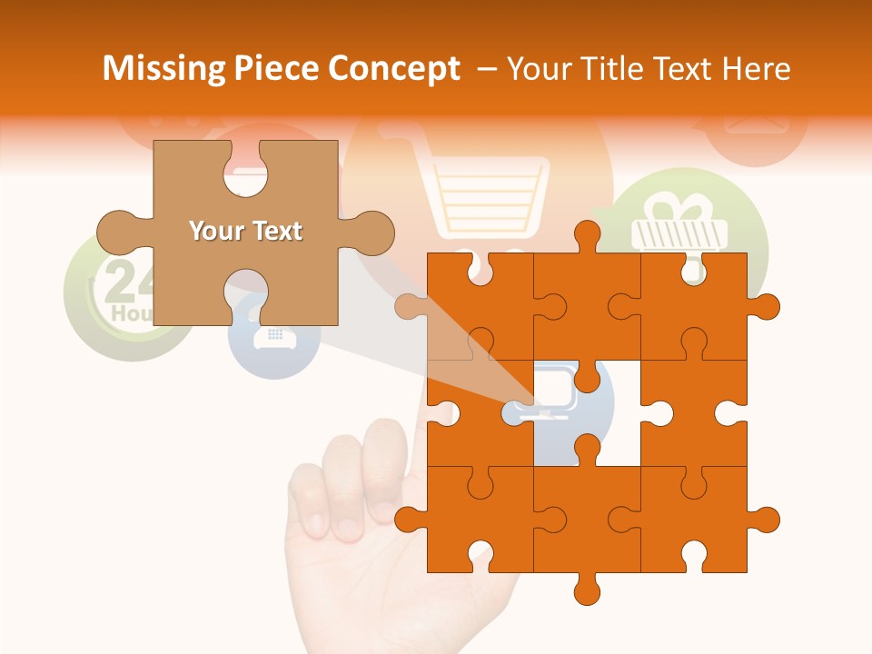 Phone Businessman Com PowerPoint Template