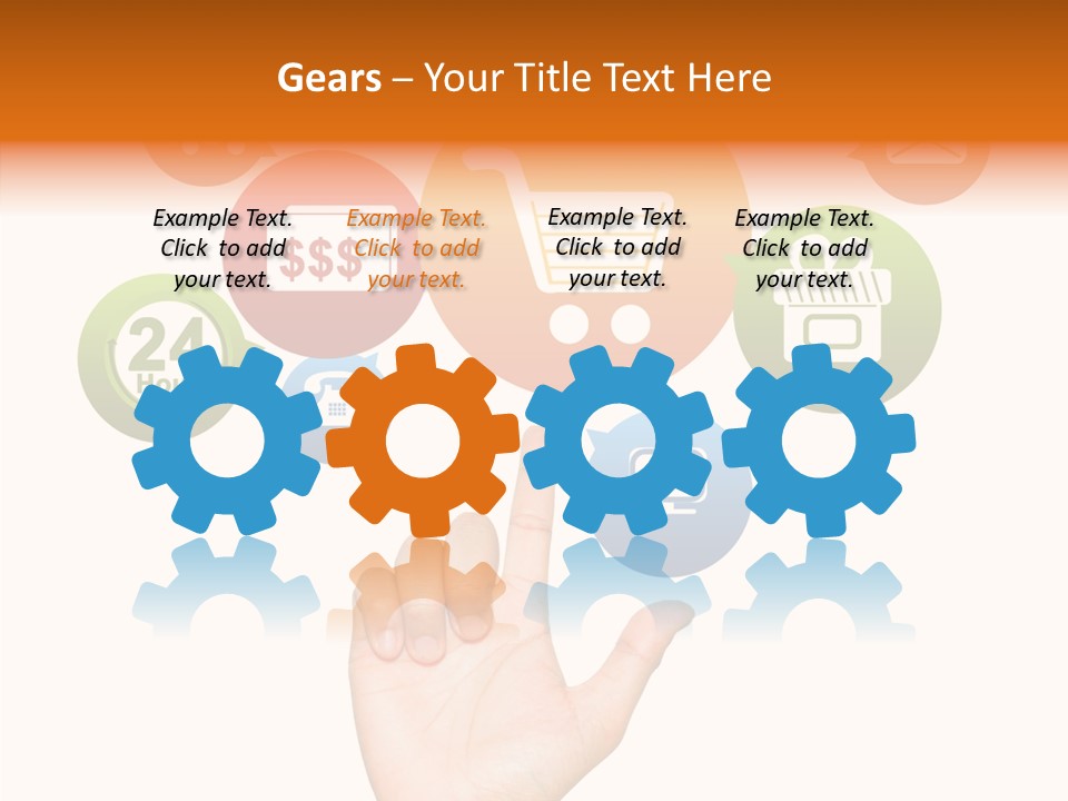 Phone Businessman Com PowerPoint Template