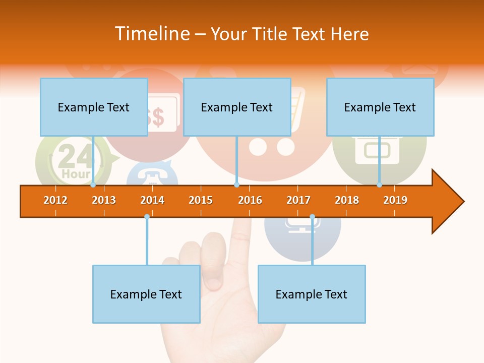 Phone Businessman Com PowerPoint Template