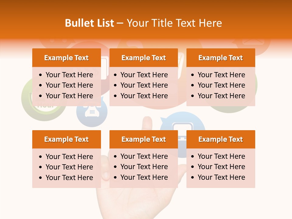 Phone Businessman Com PowerPoint Template