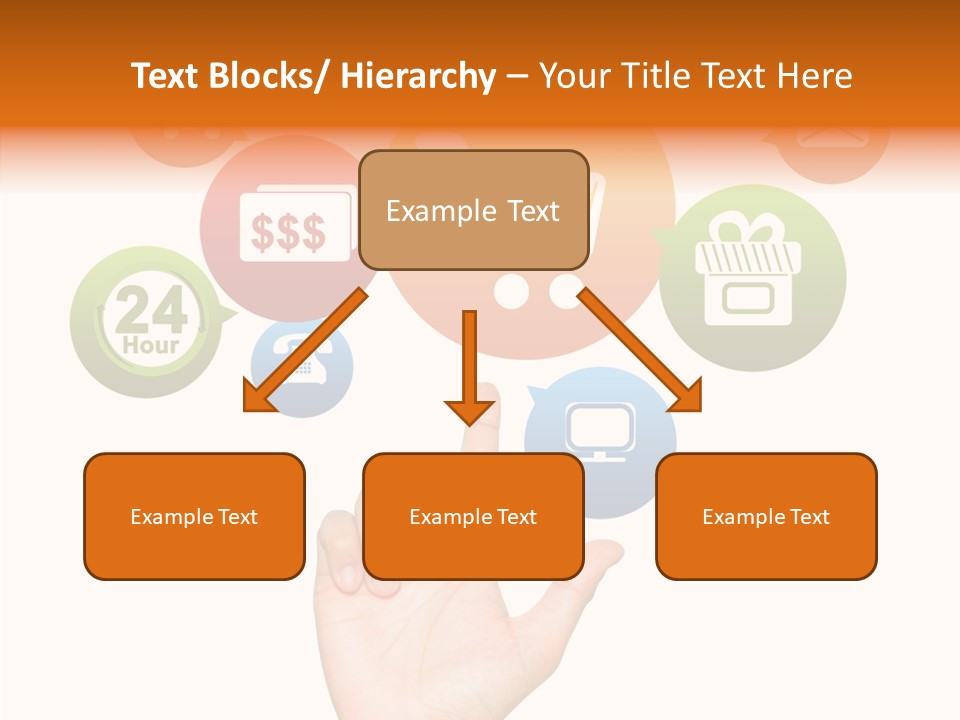 Phone Businessman Com PowerPoint Template