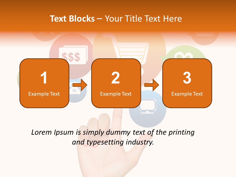 Phone Businessman Com PowerPoint Template