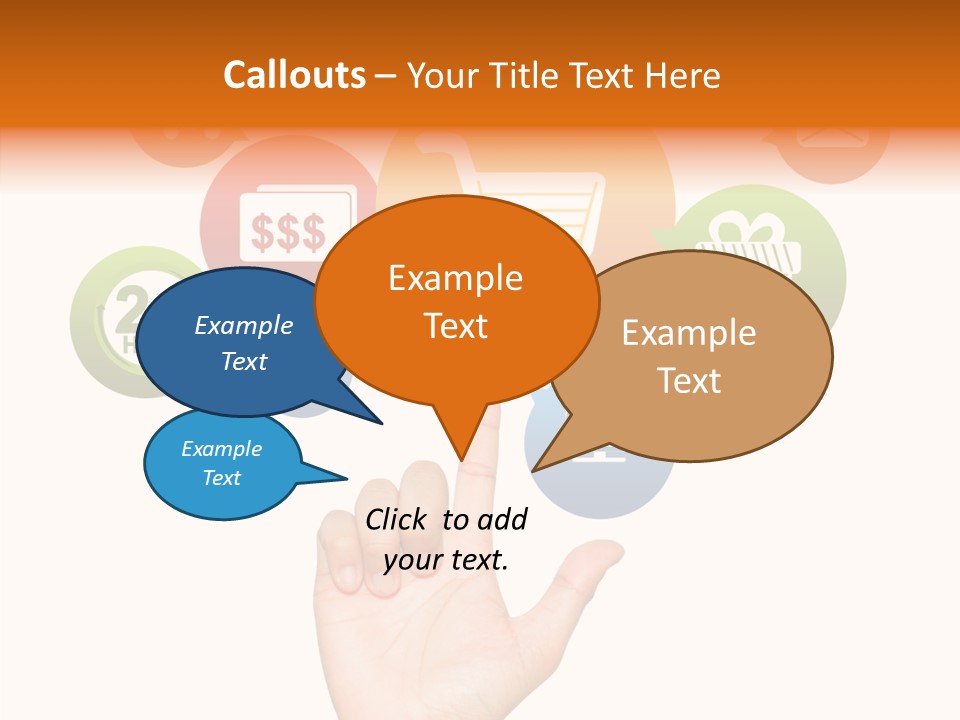 Phone Businessman Com PowerPoint Template