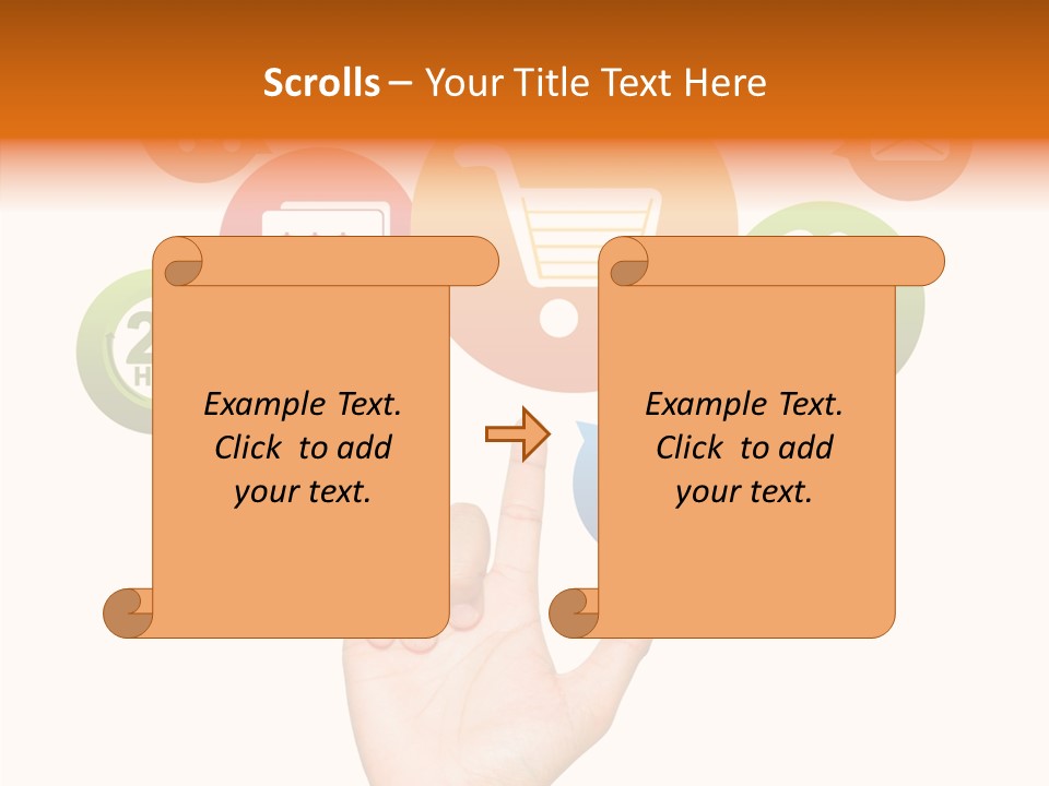 Phone Businessman Com PowerPoint Template