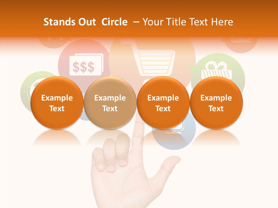 Phone Businessman Com PowerPoint Template