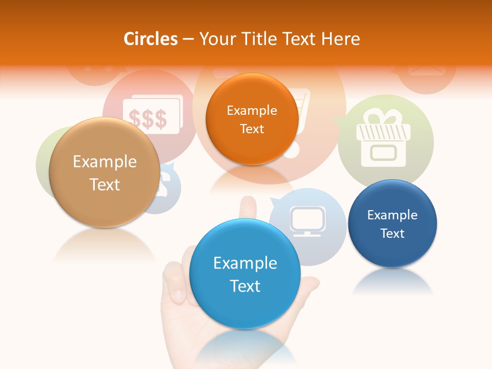 Phone Businessman Com PowerPoint Template