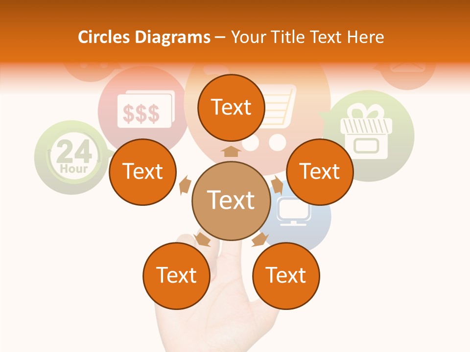 Phone Businessman Com PowerPoint Template