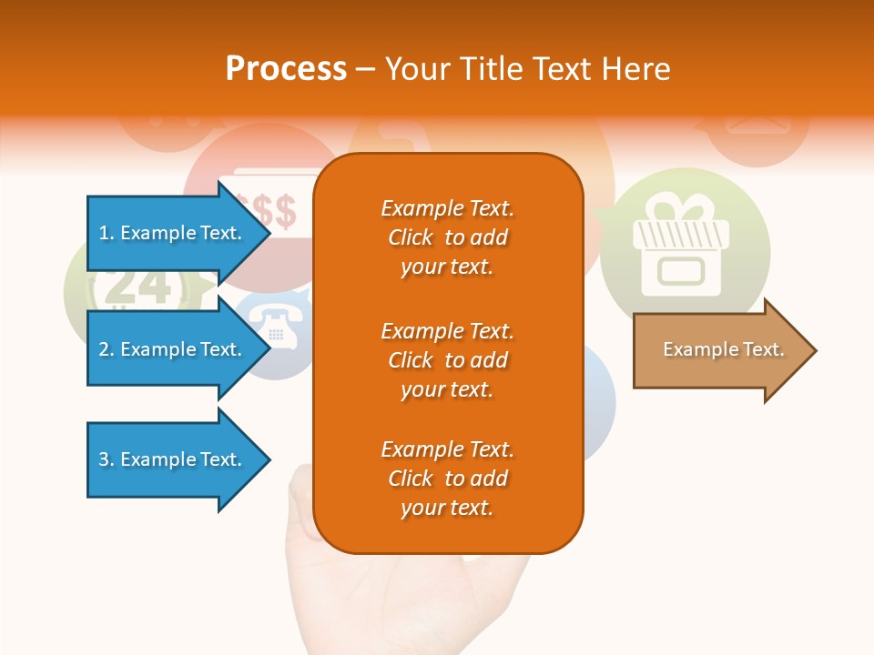 Phone Businessman Com PowerPoint Template