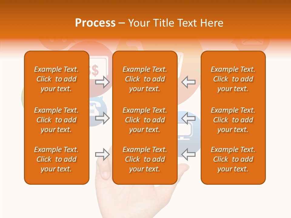 Phone Businessman Com PowerPoint Template