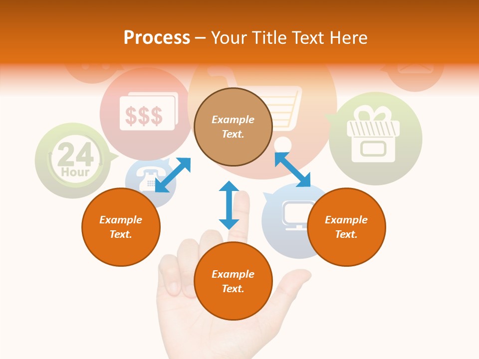 Phone Businessman Com PowerPoint Template