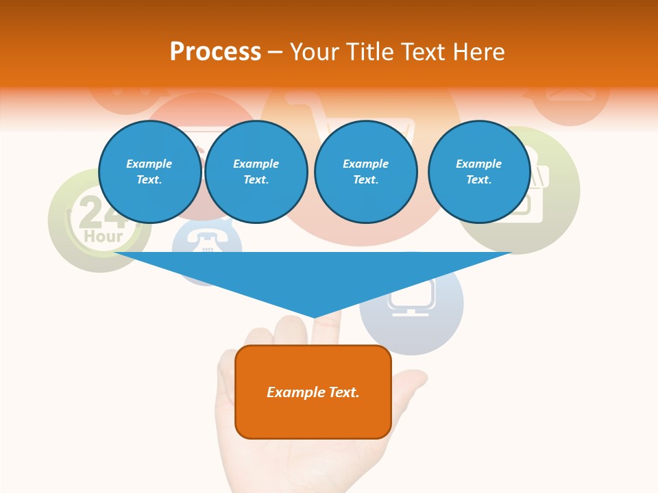 Phone Businessman Com PowerPoint Template