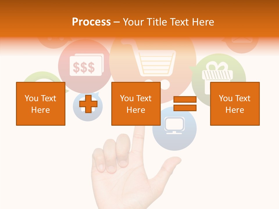 Phone Businessman Com PowerPoint Template
