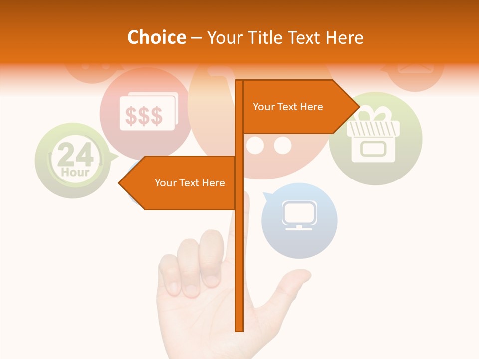 Phone Businessman Com PowerPoint Template