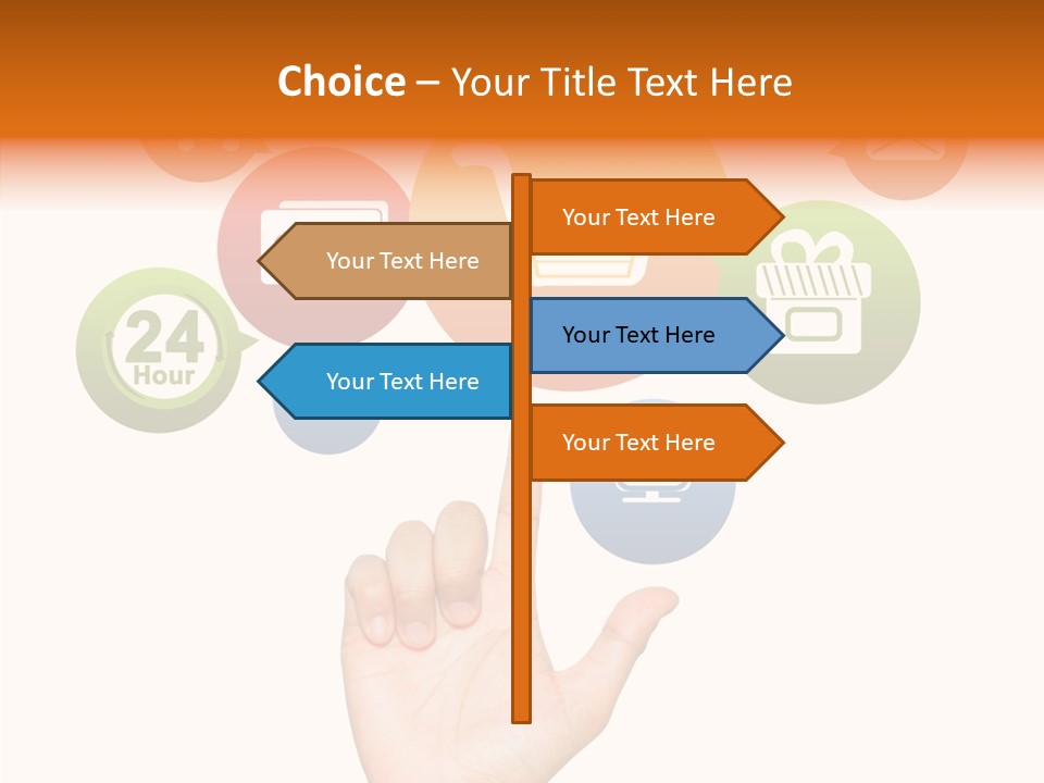 Phone Businessman Com PowerPoint Template